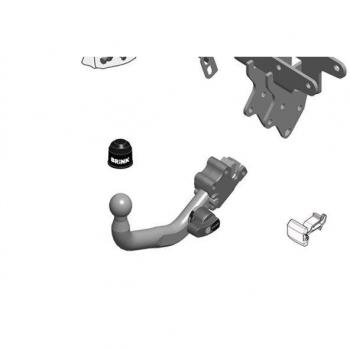Enganche de remolque desmontable Brink 664400, compatible con vehículos específicos, incluye sistema de liberación rápida, capacidad de carga máxima adecuada para remolques ligeros y medianos, acabado resistente a la corrosión, instalación sencilla