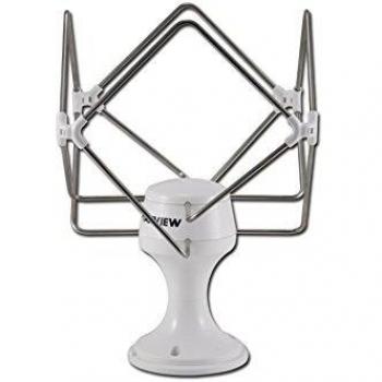 Maxview B2344/T Omnimax Pro Truck 12/24 V DC Omnidireccional UHF TV/FM HGV Aérea, Color Blanco