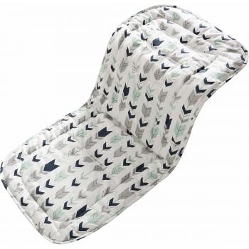 Miracle Baby Cojín Carro Bebe,Colchoneta Silla Paseo Universal Transpirable,Cojín Silla de Paseo para el Cochecito y Asiento de Carro, 100% Algodón, 32x80cm