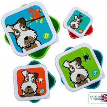Tum Tum Fiambreras para Niños Anidables – Fiambrera Infantil sin BPA – El Perro Scruff