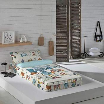 NATURALS Saco nórdico con Relleno Robots Cama 90 cm