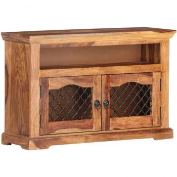 Mueble de TV de madera maciza de Sheesham 90x30x60 cm