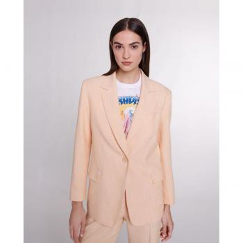 Maje Women's Button Closure Suit Blazer