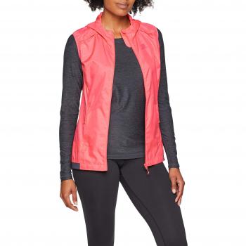 Salomon Chaleco, agile wind vest v, mezcla de sintéticos, rojo, mujer, talla: L