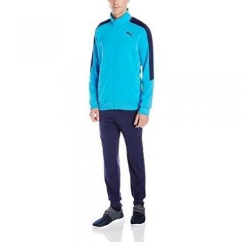Puma - Chándal para hombre Line Suit Tricot, hombre, Line Suit Tricot, Blue Danube-Peacoat, large