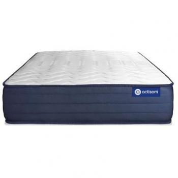 Colchón Actiflex Life 90x180cm con Muelles Ensacados, Espuma Viscoelástica y 5 Zonas de Confort, Grosor: 22cm, Muy Firme