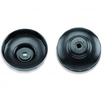 Llave del filtro de aceite TOPTUL 76 mm 8-kant, herramienta para el cambio de aceite, diseño de 8 caras, fabricada en acero al cromo-vanadio, resistente y duradera, compatible con filtros de