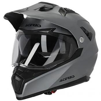 Acerbis Casco de motocross Adventure Flip FS-606 Gris Talla L