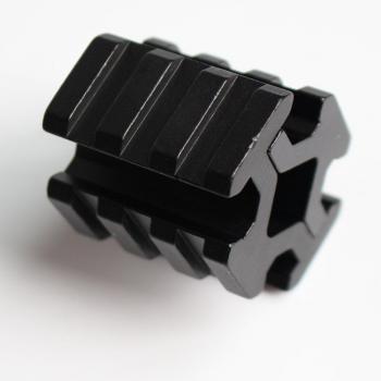 20mm Picatinny Weaver Montaje 4 Rail Tube Barril de Montaje de Montaje Pesado para Rifles Linterna de Caza Accesorios