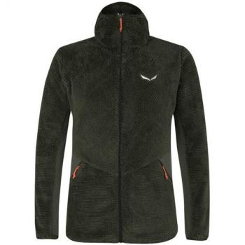 Chaqueta de Forro Polar con Capucha Salewa Tognazza para Hombre - Color Verde Oscuro - Talla 54/XXL