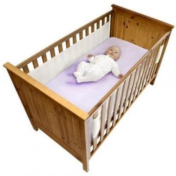 Safe Dreams 2 cara cuna Wrap - variación Padres blanco roto blanco