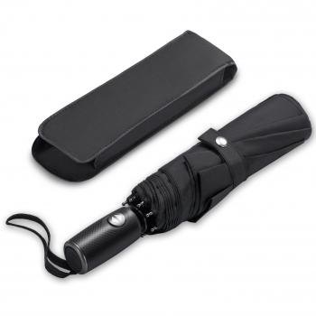Paraguas plegables y compacto, Leebotree Paraguas de Viaje Plegable Clásico Sistema automático de apertura Tela impermeable y muy resistente 210T. Fácil transporte.