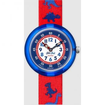 Reloj Infantil Flik Flak Dinosauritos Color Explosión ZFBNP117 de Plástico Bicolor