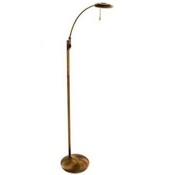 Lámpara de pie LED Zenith regulable y atenuable bronce