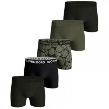 Björn Borg Men's Cotton Stretch Boxer Multipack 5-Pack