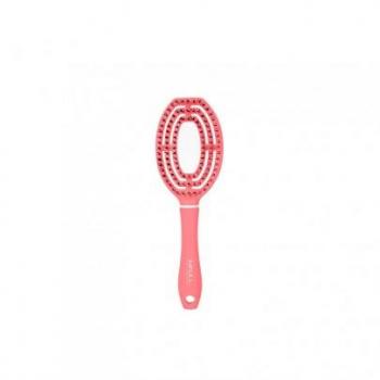 Cepillo Saturno Rosa - Bifull, cepillo para el cabello con diseño ergonómico, cerdas flexibles que desenredan sin dañar el cabello, ideal para todo tipo de cabellos, ligero y fácil de manejar