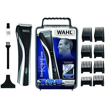 Wahl 09697-1016 Cortapelos Híbrido Kit de corte de cabello con/sin cable con pantella LCD