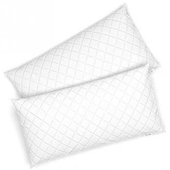 Almohada Vitalispa Microfibra Blanca 40 x 80 cm, Lote de 2, Apta para Alérgicos