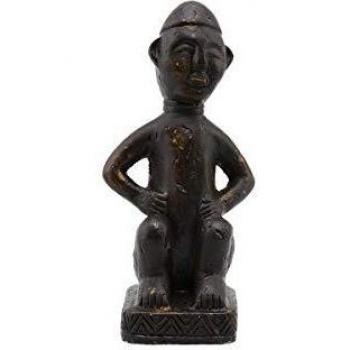 House Doctor Pieza de Arte, Figura, Marrón Envejecido, w: 7 cm, h: 19 cm