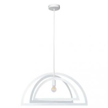 Lámpara de Suspensión Justyna Epikasa, Metal Blanco, 75x75x110 cm