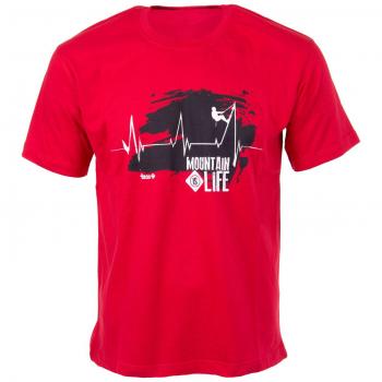 Izas Arnales Camiseta Manga Corta, Hombre, Rojo, 2XL