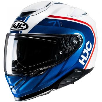 Casco HJC RPHA 71 Mapos - Blanco Azul, características: diseño aerodinámico, sistema de ventilación avanzado, forro interior removible y lavable, pantalla anti-rayaduras, cierre de doble anilla