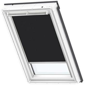 VELUX Original Cortina de Oscurecimiento para Ventanas de Techo M08 / 308/2, Negro con guía Lateral Gris
