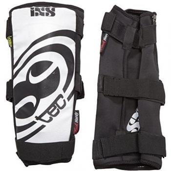 iXS Sports Division Shin - Ropa de protección de Ciclismo para Hombre, tamaño S, Color Blanco