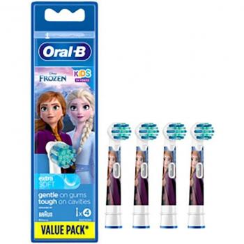 Oral-B Kids 3+ Frozen Toothbrush Replacement Heads Extra Soft for Children 4-Pack