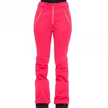 Pantalones de esquí entallados Softshell Superdry para mujer en rosa hiper fuego XS