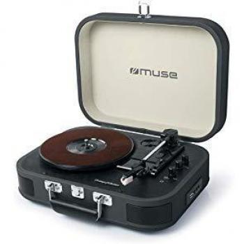 Muse MT-201 DG Bluetooth Turntable with USB Encoding and Built-in Speakers