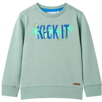 Sudadera infantil caqui claro 128