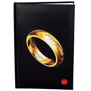 Libreta con luz grande anillo. El señor de los anillos
