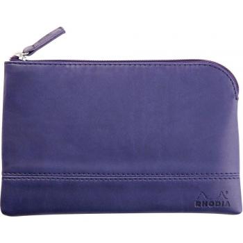 Rhodia 116537C - Bolsa con cremallera - Rhodiarama - Accesorios - Pequeña (S) Azul noche