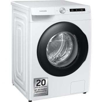 Lavadora Samsung WW90T534DAW/S3 Carga Frontal 9 kg 1400 RPM con Tecnología EcoBubble y Función de Vapor, Color Blanco