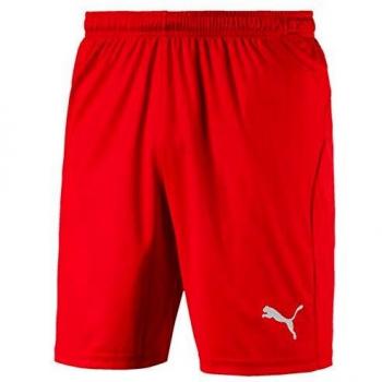 PUMA Liga Shorts Core Pants, Hombre, Red White, M