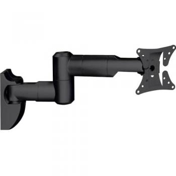 Soporte de pared para TV LCD Neigable y Giratorio 10'' - 30'' (25 - 76 cm) con Distancia Variable de Pared 25,4 cm a 76,2 cm