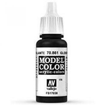 Vallejo Model Color Pintura Acrílica, Negro
