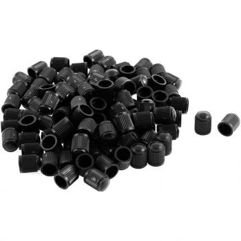 sourcing map 8mm X 13mm X 10mm Negro Plástico Tapón de Tallo Válvula de Neumático