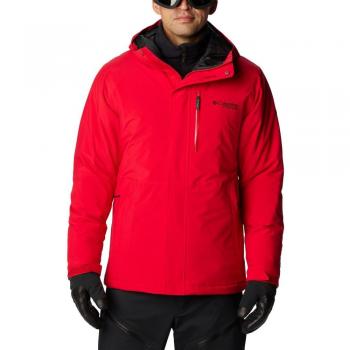 Chaqueta de nieve Columbia Winter District™ II para hombre en color Mountain Red, talla M
