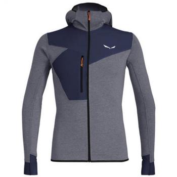 Salewa Sudadera Con Capucha Puez 2 Dryton - Gris Azul Oscuro - XL - Material Dryton, diseño ligero y transpirable, capucha ajustable, bolsillo frontal tipo canguro, ideal para actividades al aire libre