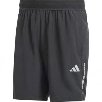 Pantalones cortos de fitness adidas essentials gym+ woven hombre negro puro - XL