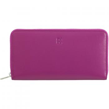 Cartera grande de mujer de piel con cremallera