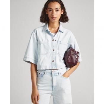 Camisa de Mujer Pepe Jeans Elle en Color Azul Claro - Estilo Elegante