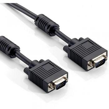 Silver HT 93038 - Cable VGA D-sub 15 M de 1.5 m, color negro