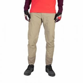 Endura Pantalones Sin Badana Singletrack II, pantalón largo de ciclismo para hombre, color marrón, talla L