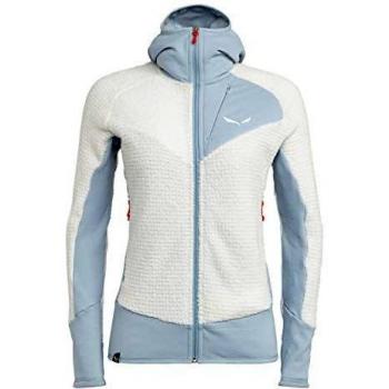 SALEWA ortles PTC High Loft W FZ HDY – Sudadera, Color Rojo, Mujer, 00-0000025376, White/0340, 46/40