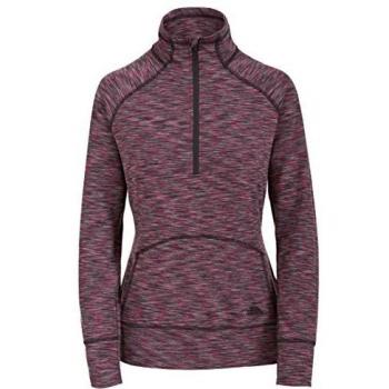 Trespass TP50 Moxie activa de la parte superior, mujer, color rosa (Raspberry Marl), tamaño XL