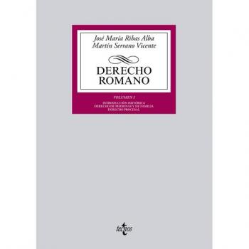 Derecho romano: Volumen I. Introducción histórica. Derecho de personas y de familia. Derecho procesal