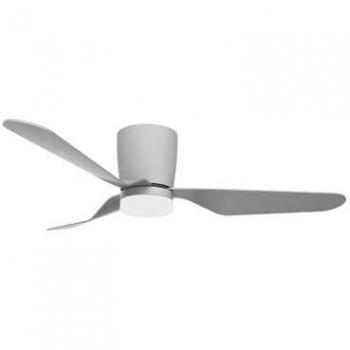 Ventilador de techo GSC Evolution Solesia con luz CCT regulable y mando, diámetro 132 cm, 3 aspas, color gris
